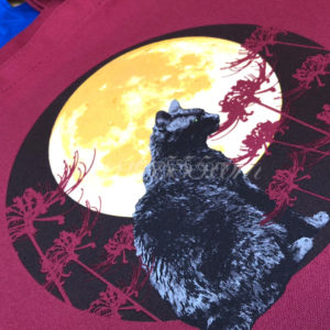 彼岸花と黒猫 スマホケース(帯無し) - a-museum.shop